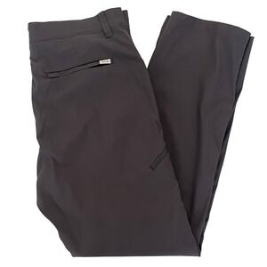 Orvis Men Outdoor Tech Pants 36x32 Dark Gray Stretch Water Repellent Golf Hiking